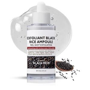 Black-Rice Peeling Ampoule, Face Exfoliator Pore Minimizer for Face,New